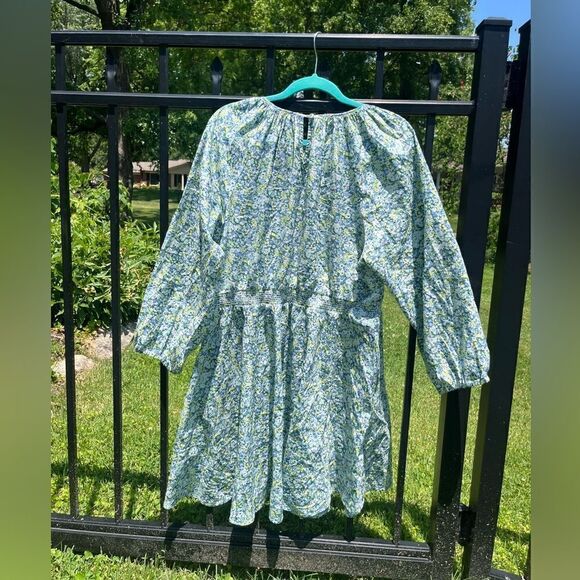 J Crew Palermo Smocked Waist Mini Dress in Liberty® Thorpe Hill Fabric NWT - Picture 10 of 11